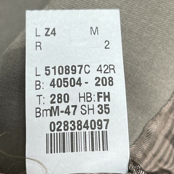 Lauren Ralph Lauren 2 Button 100%‎ Wool Beige Blazer Tagged 42R - Picture 9 of 9